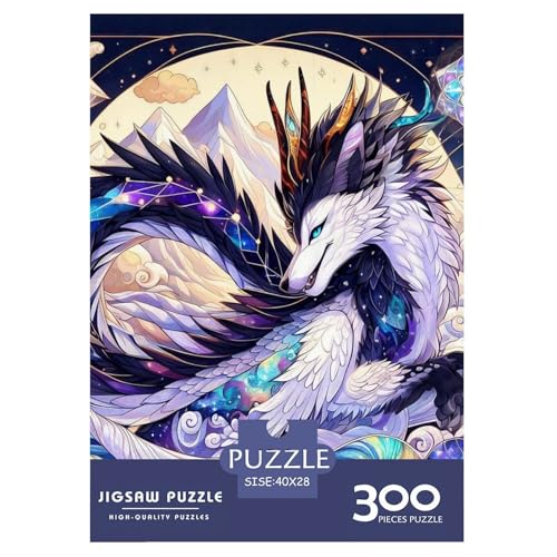 Chimera Serpent Puzzle, 300 Teile, Puzzle für Erwachsene, Puzzles aus Holz, nachhaltiges Puzzle für Erwachsene | Spiele 300 Teile (40 x 28 cm) von WXMMoney