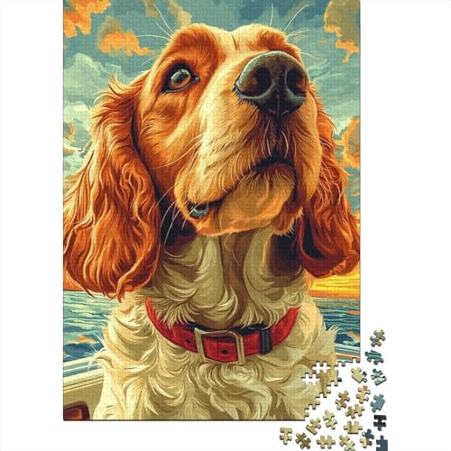 Das Labrador Retriever-Puzzle 300 Teile für Kinder, Spielzeug, Spiele, Puzzle, Holzpuzzle für Alter 18 Jahre, Upe Lernspiele 300 Teile (40 x 28 cm) von WXMMoney