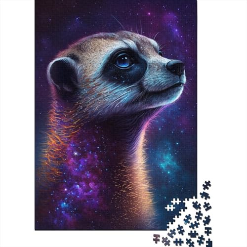 Galaxy Erdmännchen-Puzzle 300 Teile, Puzzle für Kinder, Denkspiel, Puzzlespielzeug für Kinder, 300 Stück (40 x 28 cm) von WXMMoney