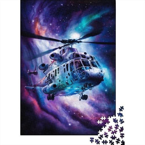 Galaxy Helicopters-Puzzles für Kinder, 300-teiliges Puzzle für Kinder, Puzzlespaß zum Entspannen, 300 Teile (40 x 28 cm) von WXMMoney