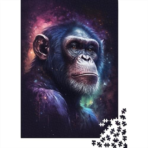 Galaxy Monkey Puzzle 1000 Teile Puzzle für Kinder, Denkspiel, Puzzlespielzeug für Kinder, 1000 Teile (75 x 50 cm) von WXMMoney