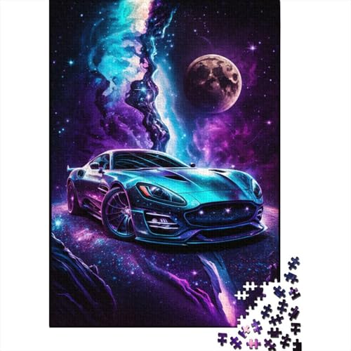 Galaxy Sportwagen-Puzzle 1000 Teile Puzzle für Kinder, Denkspiel, Puzzlespielzeug für Kinder, 1000 Teile (75 x 50 cm) von WXMMoney