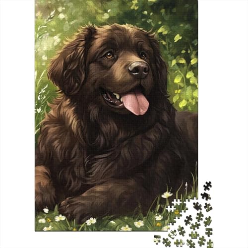 Holzpuzzle für Erwachsene, 500 Teile, Tibetischer Mastiff, Puzzle, Freizeit, kreative Spiele, Spielzeug, Puzzles 500 Teile (52 x 38 cm) von WXMMoney