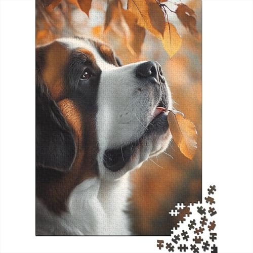 Holzpuzzle für Erwachsene 1000 Teile Tibetischer Mastiff Puzzle Freizeit Kreative Spiele Spielzeug Puzzles 1000 Teile (75x50cm) von WXMMoney