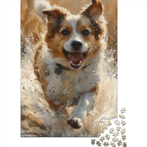 Hundepuzzle, 500-teiliges Puzzle für Erwachsene, Puzzles für Erwachsene und Teenager für Erwachsene, Puzzles 500 Teile (52 x 38 cm) von WXMMoney