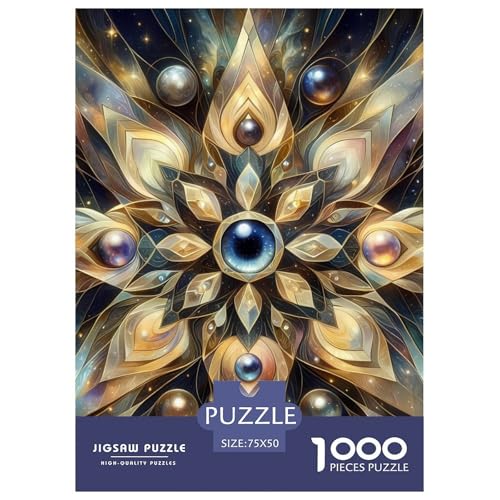 Jeweled Icon Puzzle für Erwachsene und Jugendliche, 1000 Teile, Puzzle, Puzzle für Erwachsene, Puzzles für Erwachsene, Lernspiel, Herausforderungsspielzeug, 1000 Teile (75 x 50 cm) von WXMMoney