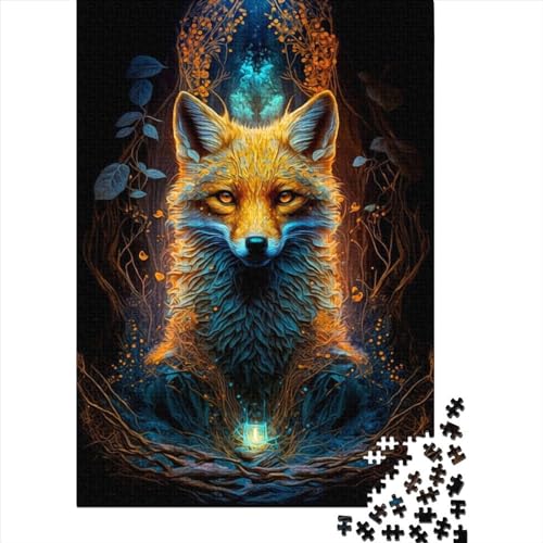 Puzzle 300 Teile für Kinder, Fuchs 2, Puzzle für 300-teilige Puzzles, Lernspiele, 300 Teile (40 x 28 cm) von WXMMoney