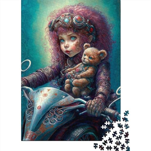 Puzzle Art Bear 500-teiliges Puzzle für Kinder, Holzpuzzle für Kinder und als Geschenk für Kinder, 500 Stück (52 x 38 cm) von WXMMoney