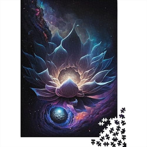 Puzzle Galaxy Lotus, 500-teiliges Puzzle für Kinder und Familienherausforderungen, 500 Teile (52 x 38 cm) von WXMMoney