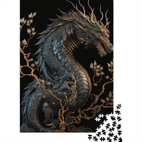 Puzzle für Erwachsene, 1000 Teile, Brave Dragon Puzzles, Puzzles für Erwachsene, Lernspiel, Herausforderungsspielzeug, 1000 Teile (75 x 50 cm) von WXMMoney