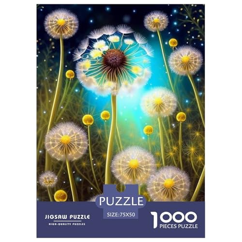 Puzzle für Erwachsene, 1000 Teile, Kunstblumen, Holzpuzzle für Erwachsene, Lernspiel, Herausforderungsspielzeug, 1000 Teile (75 x 50 cm) von WXMMoney