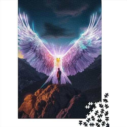 Puzzle für Erwachsene 1000 Teile Mysterious Guardian1 Holzpuzzle Spielzeug für Erwachsene Puzzles Dekompressionsspiel 1000 Teile (75 x 50 cm) von WXMMoney