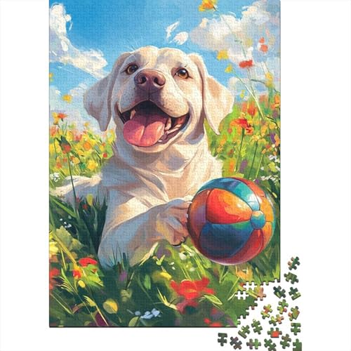 Puzzle für Erwachsene und Teenager, 500 Teile, Spielpuzzle, Das Labrador Retriever-Puzzle, Lernspiele, Familienaktivitäten, 500 Teile (52 x 38 cm) von WXMMoney