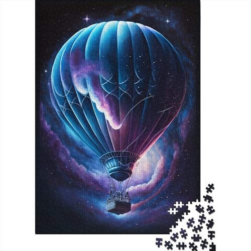 Puzzle für Kinder, 300-teiliges Galaxie-Heißluftballon-Puzzle, anspruchsvolles Denkspiel, 300 Teile (40 x 28 cm) von WXMMoney