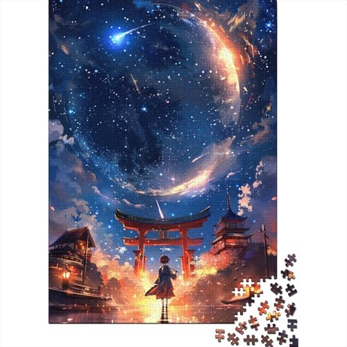 Puzzle für Kinder, 300-teiliges Japanisches Torii-Tor-Puzzle für Kinder, Brettpuzzle, lustiges Geschenk, 300 Stück (40 x 28 cm) von WXMMoney