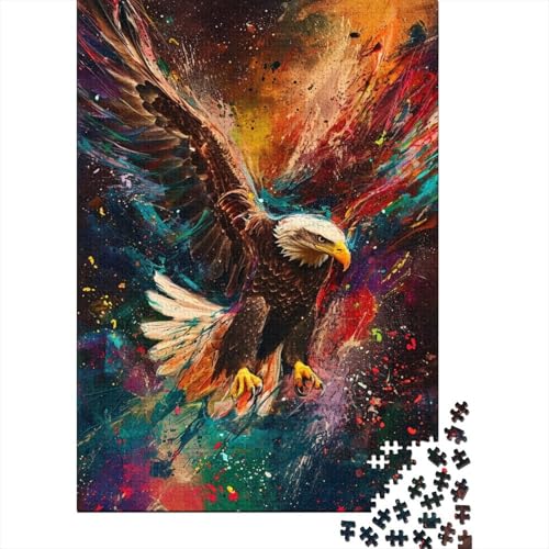 Puzzle für Kinder, Fliegender Adler, 500-teiliges Puzzle aus Holz, ab 18 Jahren, anspruchsvolles Spiel, 500 Teile (52 x 38 cm) von WXMMoney