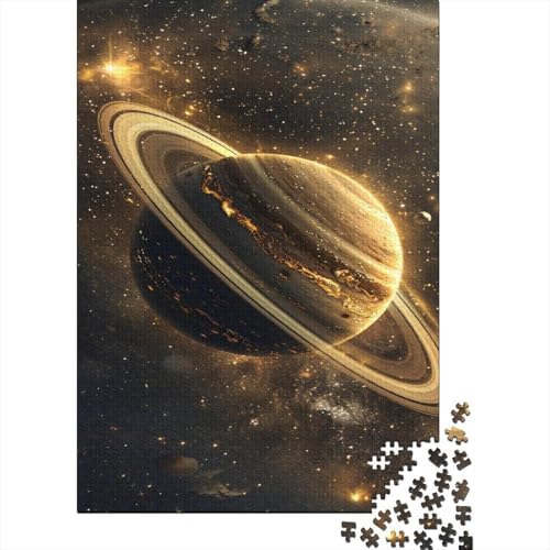 Puzzle für Kinder, farbenfrohes kosmisches Planeten-Holzpuzzle, 1000 Teile, kreatives rechteckiges Puzzle, Denksportspiel, 1000 Teile (75 x 50 cm) von WXMMoney