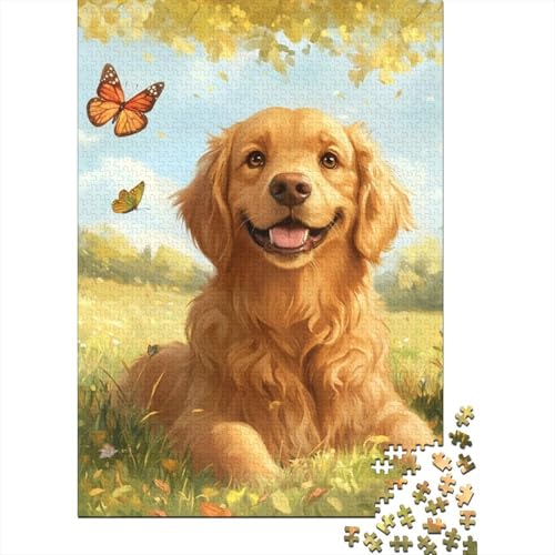 Puzzle für Kinder 1000 Teile, Der Labrador Retriever, Holzpuzzle, Schwierige Puzzles, Lernspielzeug, Geschenk, Puzzlespiele, 1000 Teile (75 x 50 cm) von WXMMoney