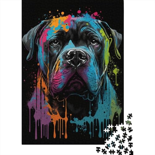 Puzzle für Kinder Labrador 1000-teiliges Puzzle für Kinder Holzpuzzle Geeignet für Kinder und Jugendliche ab 18 Jahren Tolle Kinder 1000 Teile (75 x 50 cm) von WXMMoney