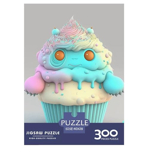 Süße Monster-Puzzles für Erwachsene, 300 Teile, Holzpuzzle für Erwachsene und Teenager, Heimdekoration, Puzzlespielzeug, 300 Teile (40 x 28 cm) von WXMMoney