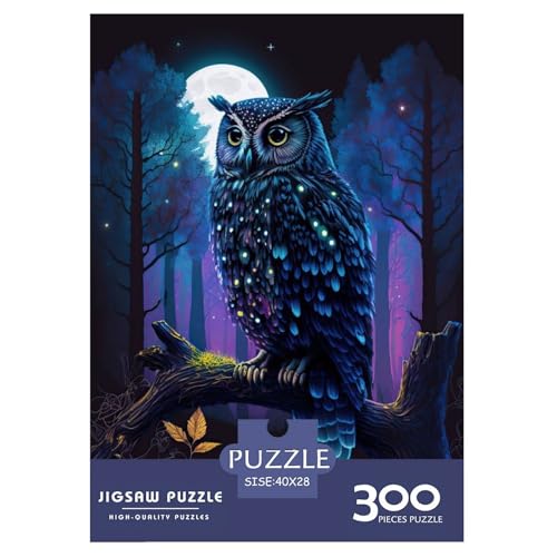 Tierkunst-Vogel, 300-teiliges Holzpuzzle für Erwachsene, Puzzle, Lernspiel, Herausforderungsspielzeug, 300 Stück (40 x 28 cm) von WXMMoney