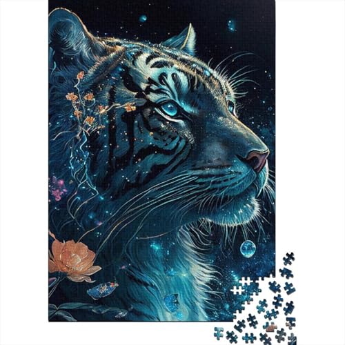 Tiger Creative 1000-teiliges Holzpuzzle für Kinder, anspruchsvolle Familienspiele, Spielzeug, 1000 Teile (75 x 50 cm) von WXMMoney