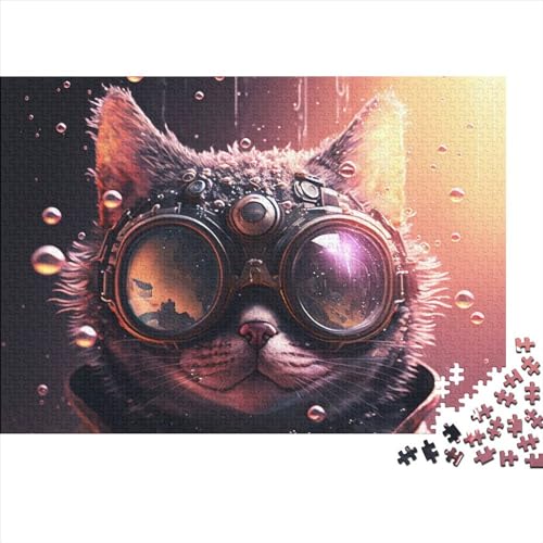 Upe Lernspiele 500 Teile (52 x 38 cm) Fantasy-Haustier-Katze-Puzzle, 500 Teile, für Erwachsene, Spielzeug, Spiele, Puzzle, Holzpuzzle für Alter 18 Jahre von WXMMoney