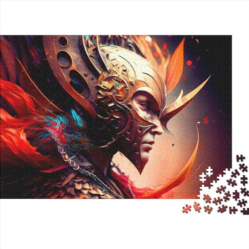 WXMMoney 500-teiliges Puzzle für Erwachsene, Fantasie-Mädchengesichts-Puzzle, Dekompressionsspielzeug, Heimpuzzle, Spielpuzzle, interessante Geschenke, 500 Stück (52 x 38 cm) von WXMMoney