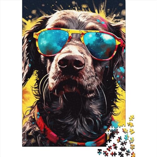 WXMMoney Animal Dog Puzzle 1000 Teile Erwachsener Kniffel Spaß Für Die Ganze Familie - Abwechslungsreiche 1000 Puzzleteilige Motive Puzzle Erwachsene, Puzzel 1000pcs (75x50cm) von WXMMoney