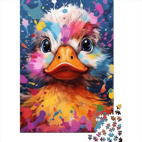 WXMMoney Art Baby Duck Puzzle 300 Teile, Erwachsene, Klassische Puzzle, Impossible Puzzle,Geschicklichkeitsspiel Für Die Ganze Familie Erwachsenenpuzzle Ab 14 Jahren Puzzel 300pcs (40x28cm) von WXMMoney