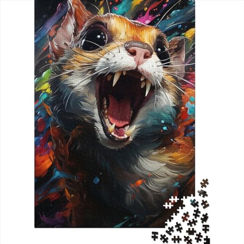 WXMMoney Art Mouse Puzzle 1000 Teile Erwachsener Kniffel Spaß Für Die Ganze Familie - Abwechslungsreiche 1000 Puzzleteilige Motive Puzzlespiel Erwachsene, Puzzel 1000pcs (75x50cm) von WXMMoney