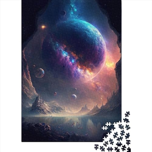 WXMMoney Colors_of_Space Puzzle 1000 Teile Erwachsener Kniffel Spaß Für Die Ganze Familie - Abwechslungsreiche 1000 Puzzleteilige Motive Puzzle Erwachsene, Puzzel 1000pcs (75x50cm) von WXMMoney