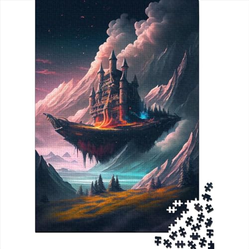 WXMMoney Elemental Fortress Puzzle 500 Teile, Erwachsene, Klassische Puzzle, Impossible Puzzle,Geschicklichkeitsspiel Für Die Ganze Familie Erwachsenenpuzzle Ab 14 Jahren Puzzel 500pcs (52x38cm) von WXMMoney