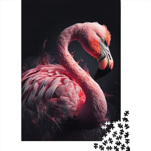 WXMMoney Flamingo Funny 1000 Teile Puzzle Für Erwachsene Und Kinder Ab 14 Jahren Puzzel 1000pcs (75x50cm) von WXMMoney