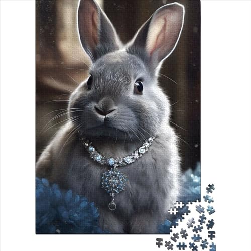 WXMMoney Fluffy Bunny 01 300 Teile Puzzle Für Erwachsene Und Kinder Ab 14 Jahren Puzzel 300pcs (40x28cm) von WXMMoney