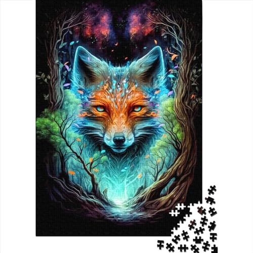 WXMMoney Fox 3 Puzzle 500 Teile, Erwachsene, Klassische Puzzle, Impossible Puzzle,Geschicklichkeitsspiel Für Die Ganze Familie Erwachsenenpuzzle Ab 14 Jahren Puzzel 500pcs (52x38cm) von WXMMoney