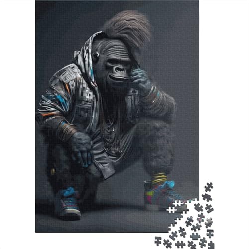 WXMMoney Gorilla Dancer Puzzle 1000 Teile, Erwachsene, Klassische Puzzle, Impossible Puzzle,Geschicklichkeitsspiel Für Die Ganze Familie Erwachsenenpuzzle Ab 14 Jahren Puzzel 1000pcs (75x50cm) von WXMMoney