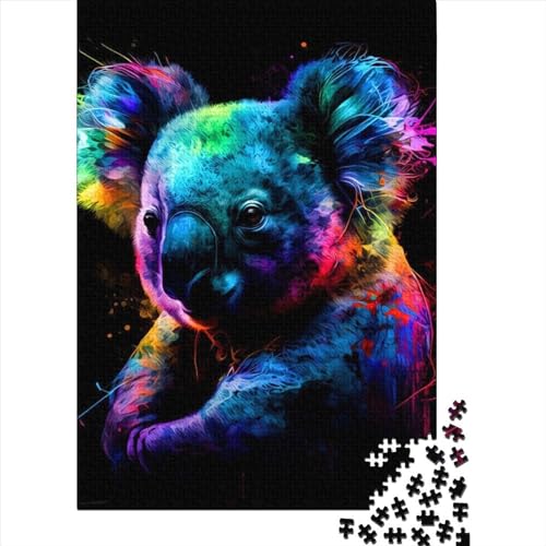 WXMMoney Koala Puzzle 1000 Teile Erwachsener Kniffel Spaß Für Die Ganze Familie - Abwechslungsreiche 1000 Puzzleteilige Motive Puzzlespiel Erwachsene, Puzzel 1000pcs (75x50cm) von WXMMoney