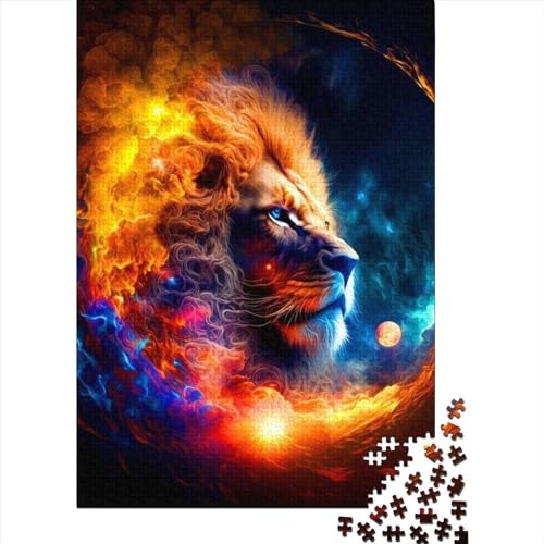 WXMMoney Lion2 Puzzle 1000 Teile Erwachsener Kniffel Spaß Für Die Ganze Familie - Abwechslungsreiche 1000 Puzzleteilige Motive Puzzlespiel Erwachsene, Puzzel 1000pcs (75x50cm) von WXMMoney