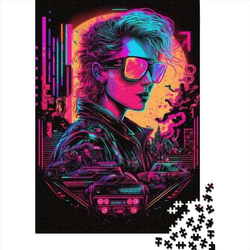 WXMMoney Neon Robots9 Puzzle 1000 Teile Erwachsener Kniffel Spaß Für Die Ganze Familie - Abwechslungsreiche 1000 Puzzleteilige Motive Puzzle Erwachsene, Puzzel 1000pcs (75x50cm) von WXMMoney