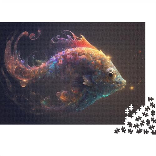 WXMMoney Puzzle 1000 Teile Puzzle für Erwachsene und Erwachsene, Fish1545 Puzzle, intellektuelles Dekomprimierungsspaßspiel, 1000 Teile (75 x 50 cm) von WXMMoney