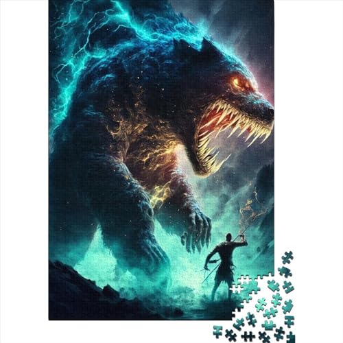 WXMMoney The Monster Puzzle 1000 Teile, Erwachsene, Klassische Puzzle, Impossible Puzzle,Geschicklichkeitsspiel Für Die Ganze Familie Erwachsenenpuzzle Ab 14 Jahren Puzzel 1000pcs (75x50cm) von WXMMoney