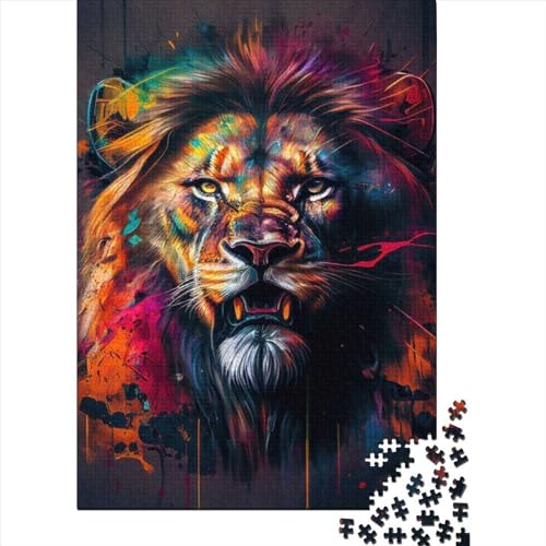 WXMMoney The Pride Lion Puzzle 1000 Teile Erwachsener Kniffel Spaß Für Die Ganze Familie - Abwechslungsreiche 1000 Puzzleteilige Motive Puzzlespiel Erwachsene, Puzzel 1000pcs (75x50cm) von WXMMoney