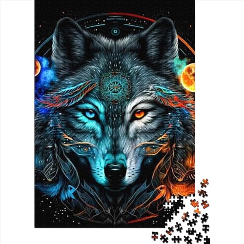 WXMMoney Wolf56416 Puzzle 1000 Teile Erwachsener Kniffel Spaß Für Die Ganze Familie - Abwechslungsreiche 1000 Puzzleteilige Motive Puzzle Erwachsene, Puzzel 1000pcs (75x50cm) von WXMMoney