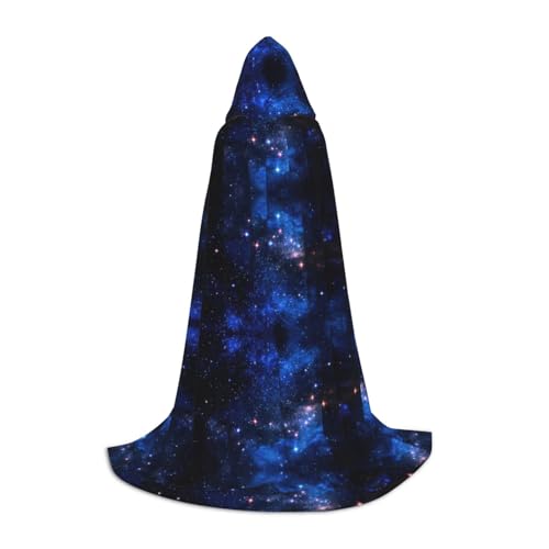 Kapuzenumhang mit Galaxie-Nacht, Winter, warm, lang, Cosplay-Kostüme, Oberbekleidung, Karneval, Hoodies, Capes von WYCZHY