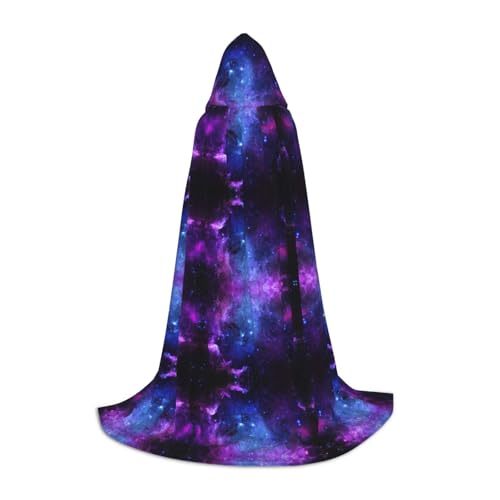 Universe Galaxy Star Space Kapuzenumhang Mantel Winter Warm Lange Umhang Cosplay Kostüme Oberbekleidung Karneval Hoodies Capes von WYCZHY