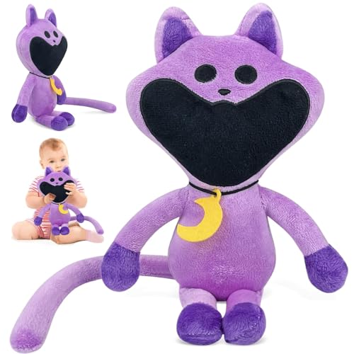 WYFDCZZP Smiling Critters Plush Toys, Smiling Critters CatNap Plüsch, Critters Horror Monster Plüshies, Critters Plüschspielzeug, Cartoon Anime Stofftier, Fans Geschenk für Mädchen Jungen von WYFDCZZP