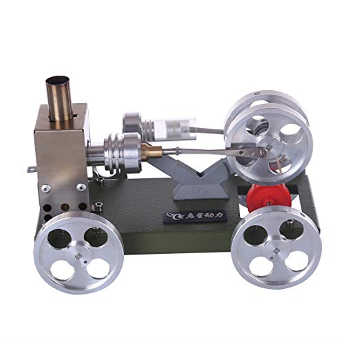 WYFTOY Stirlingmotor-Auto-Modell, Beobachtung der Motorfunktion und das optimale Modell für die Fahrzeugbewegung, entworfen für Physik- und Wissenschaftsexperiment-Enthusiasten WYFTOY Stirlingmotor-Auto-Modell, Beobachtung der Motorfunktion und das optimale Modell für die Fahrzeugbewegung, entworfen für Physik- und Wissenschaftsexperiment-Enthusiasten von WYFTOY
