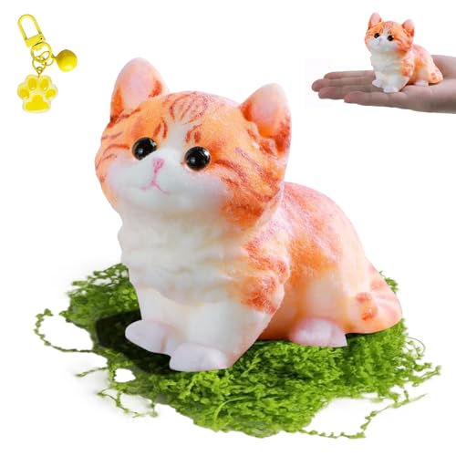 WYLFXCX Taba Squishy Toy Kit, Gedenkgeschenk für Frauen (Orange Katze) von WYLFXCX