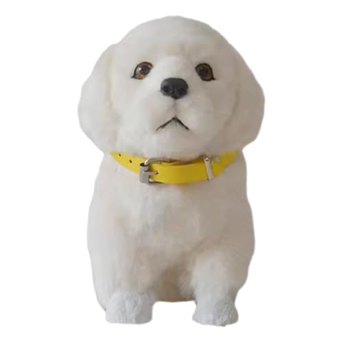 Live Pets Dog Stuffed Animal - Little Live Pets Dog with Barking Sounds, Fur Real Pets Toys, Home Office Decoration, Collectible Gifts (Labrador) von WYRMB